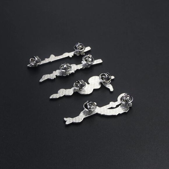 Demon Slayer Hashira Inosuke Sword Enamel Pins - Picture 3 of 4